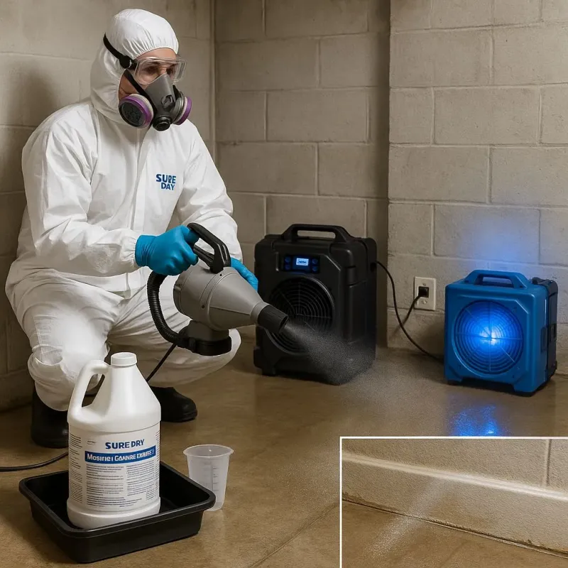 Sanitization and Odor Removal process in Saint Marys, PA